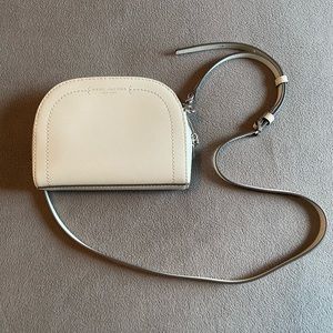 Marc Jacobs small Crossbody in bone color saffino leather NWOT